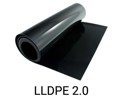 Геомембрана LLDPE (ЛПЭВД) толщиной 2.0 мм