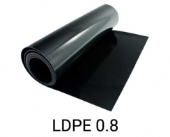 Геомембрана LDPE (ПВД) толщиной 0.8 мм